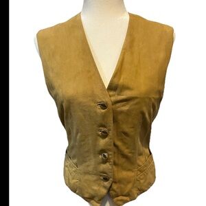 Vintage Gucci suede vest unisex size 10